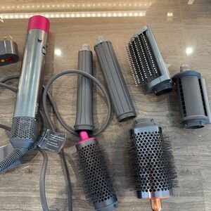 Original Dyson AirWrap with upgraded attachments and option large round brush